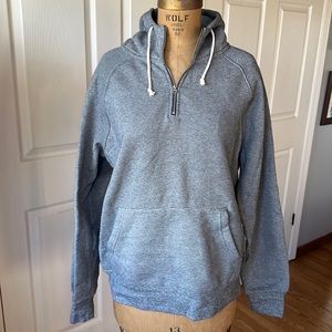 J. Crew Vintage Fleece Quarter-Zip Sweatshirt size: L
